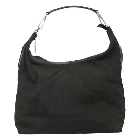 GUCCI Shoulder Bag Canvas Khaki - Picture 2 of 12